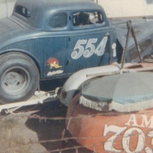 These two shots make me want to cry. The 554 wasting away before it was sold to K&G. The 703 is Paul Sutherland's A/Comp Simca fuel coupe built in the late 50's. Another bad ass race car being neglected. I just don't get it.