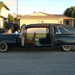 FOR SALE!!!!!  1953 CADILLAC SUPERIOR HEARSE W/PIN