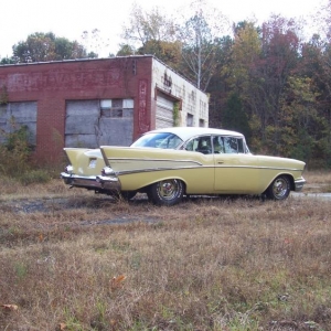 Abandoned car dealership in Courtland VA