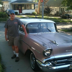 me and the Chevy before heading out for our first cruise in 2012.