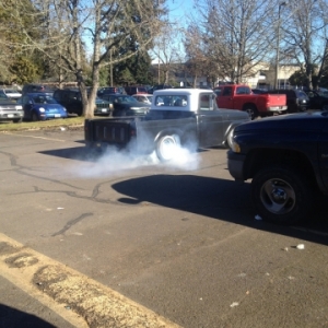 parking lot tire fryer