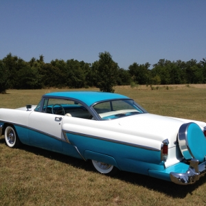1956 Mercury 3/4 rear view