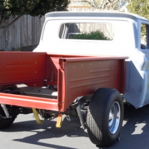 Assemble the bed for a trial fit. Then begin body work/repairs
