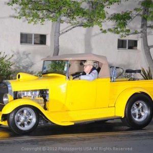 Driving into the Del Mar fairgrounds, 4/5/14.