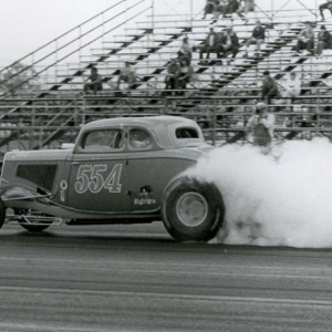 Larry smokin' 'em at Fremont.