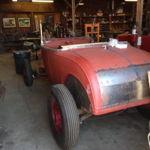 1930 Ford Coupster project.