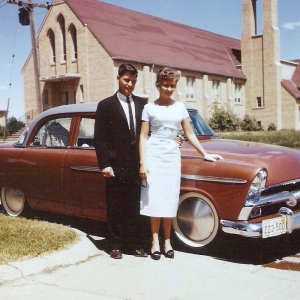 '55 Plymouth (3/4 front view)