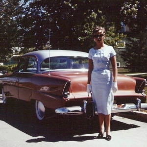 '55 Plymouth  (3/4 rear view)