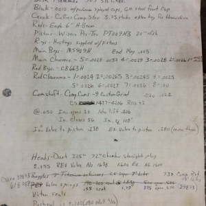 original build sheet from 09