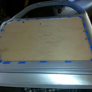 Making door panel backs