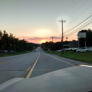 through my windshield
