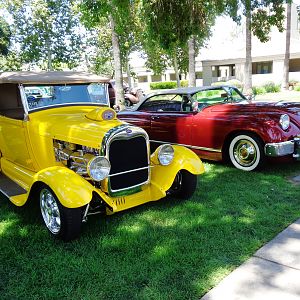 Parked with Ed malinski's Muntz Jet at the San Diego Prowlers last picnic June, 2017