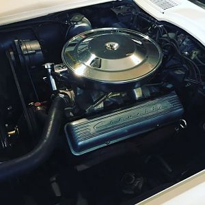 1965 L79, 327ci,  350 hp, Holley carb, 2 point tach drive dizzy, never been cracked open.