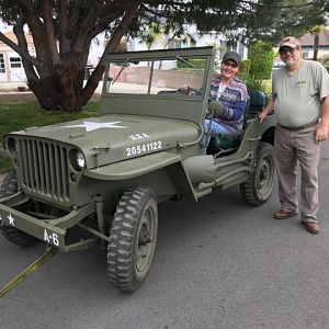 1942 Ford GPW Military Jeep Direct Enclosed Transport