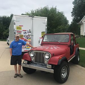 Jeep CJ7 Direct Enclosed Transport