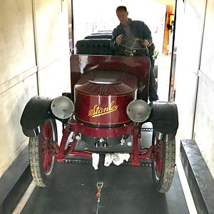 1915 Stanley Steamer 12 Passenger Mountain Wagon Enclosed Transport