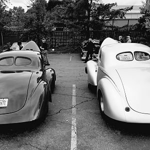 GOOD FRIENDS BLOWN COUPE AT A LOCAL CHARITY SHOW.