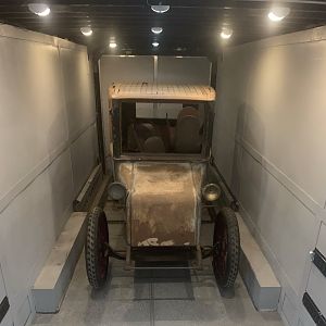 Transporting Early Milburn Electric Project Vehicle