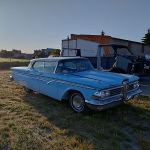 Edsel after some rust repair