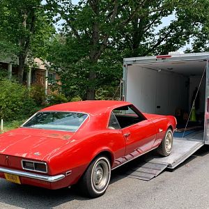 1968 One Family Owned Camaro Direct Enclosed Transport