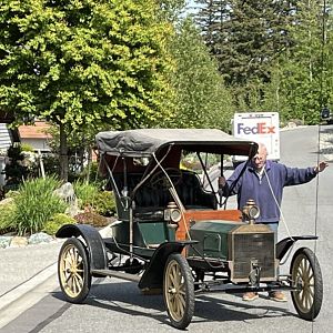 1908 Ford Model S Early Brass Car Enclosed Transport